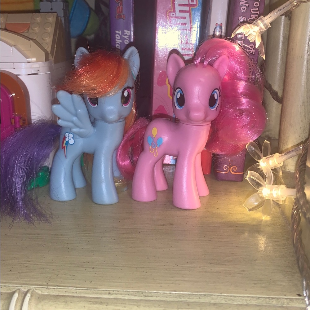 MLP G4 Rainbow Dash and Pinkie Pie toy lot